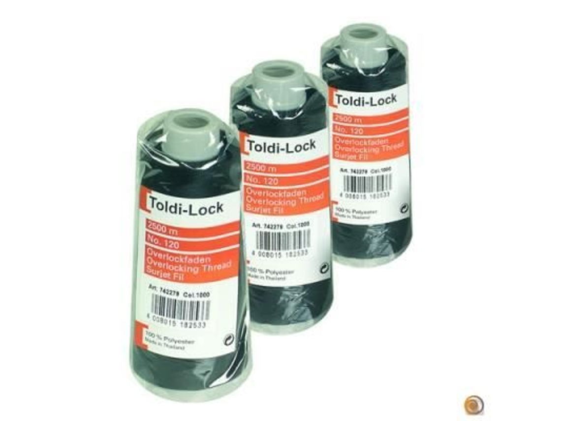 cor preto - Fio cone overlock Surelock 100 …
