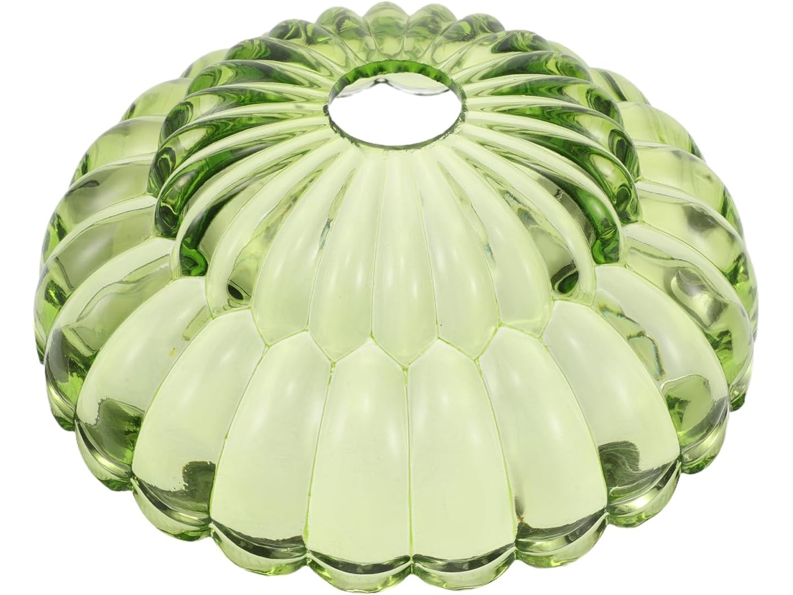 Abajur de Mesa Vintage em Vidro Verde SFUSHOS