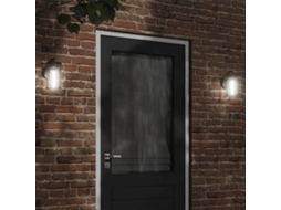 Vidaxl Candeeiro De Parede Para Exterior Aço Inoxidável Preto