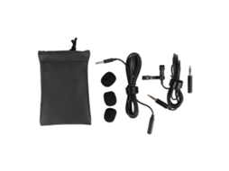 Aetheria microfone Lavalier Profissional Omnidirecional 360 Graus Clip On com Fio 1,5m 3,5mm para Celular e Computador