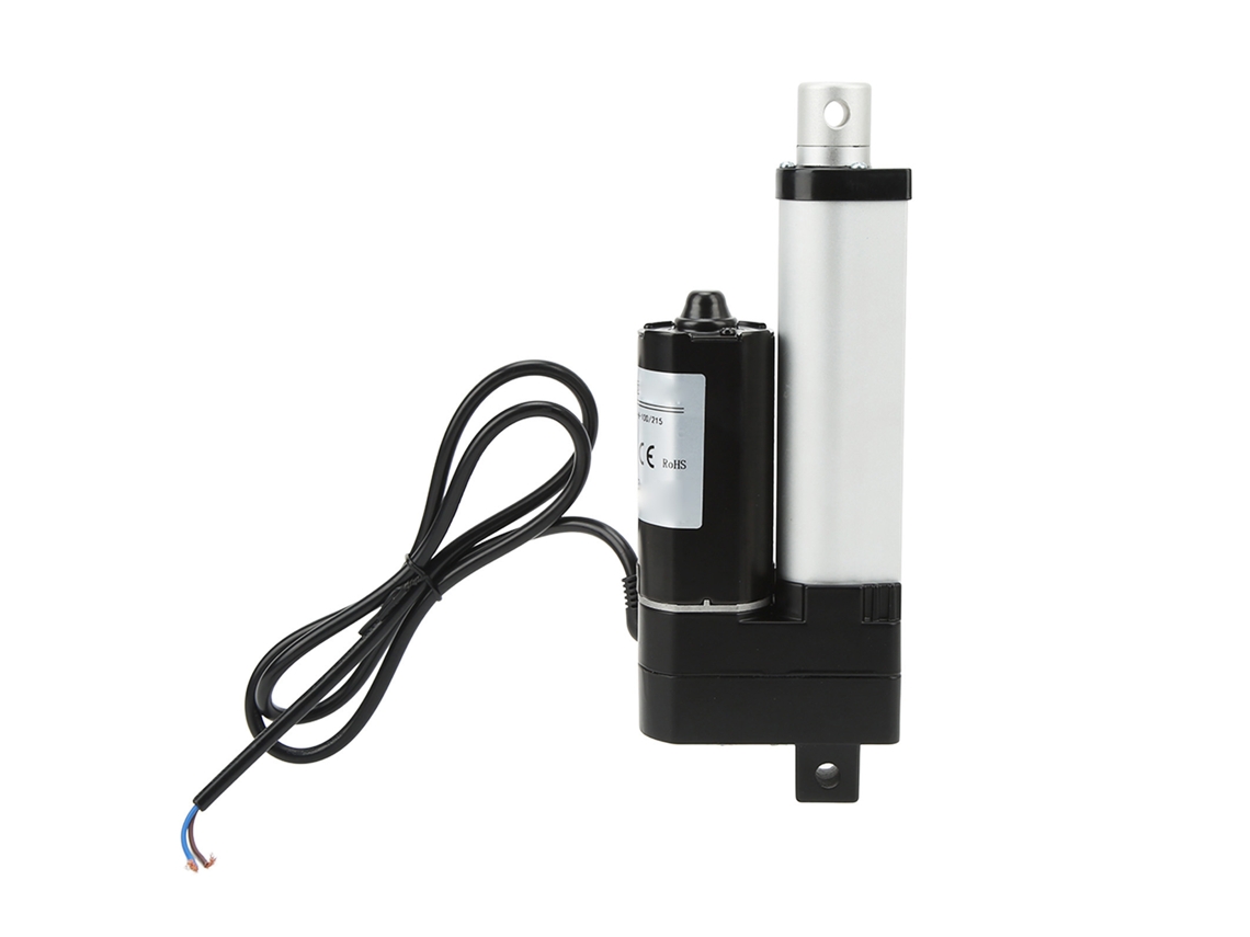 Atuador Linear Elétrico Em Liga De Alumínio Abs 3000n 100mm 12v Para Cama E Sofá