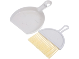 Conjunto De Mini Vassoura E Pá Lixo Plástico Amosfun, Fácil De Guardar, Design Compacto Para Limpeza De Casa E Sofás
