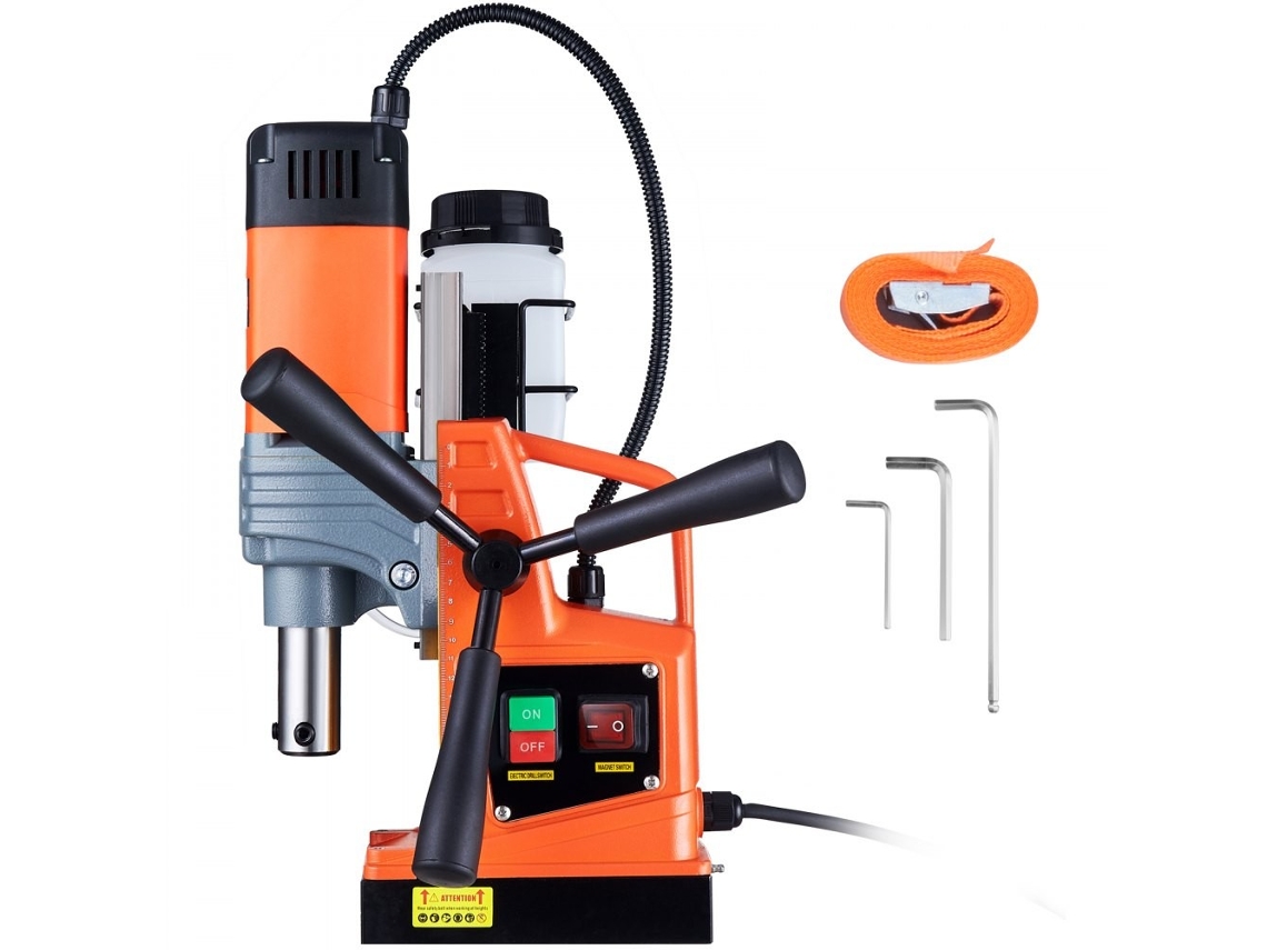Perfuradora Magnética 1300 W 40 Mm 810 Rpm Para Perfuração De Aço E Ferro