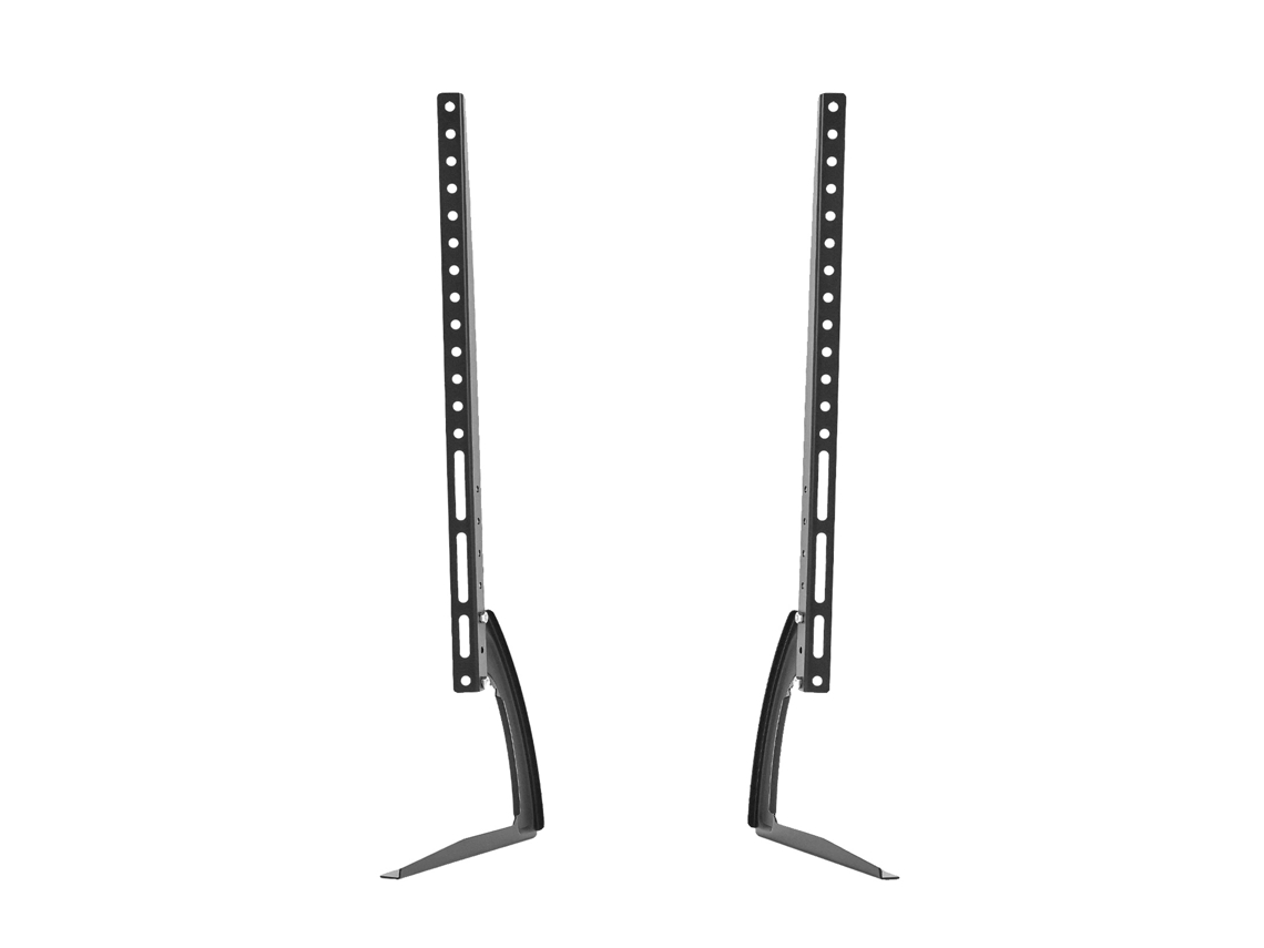 Suporte Para Tv, Altura Ajustável, Construção Em Aço Durável, Preto