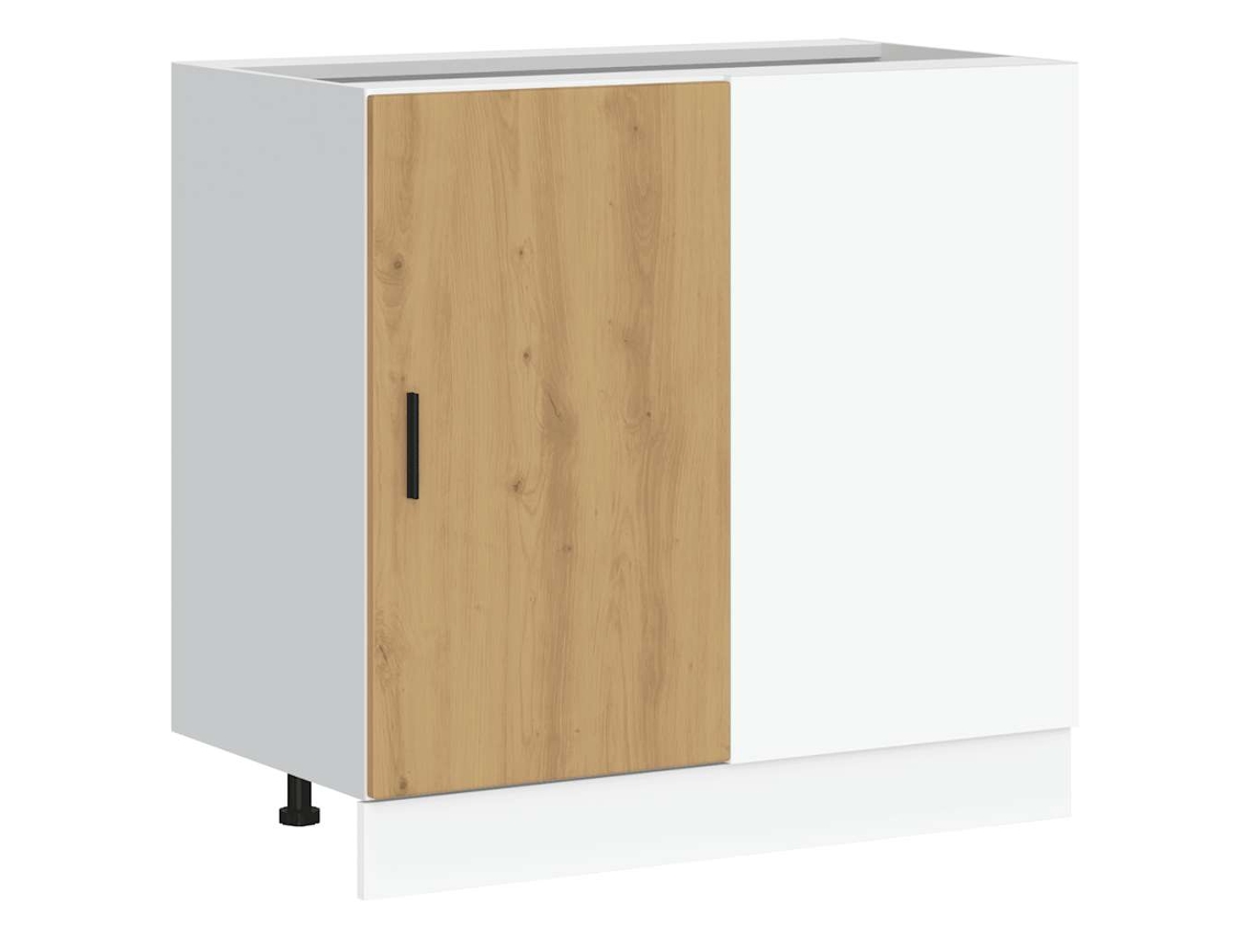 Kitchen Base Cabinet, Kitchen Base Cabinets Vidaxl Marrom Madeira Processada (n/a)