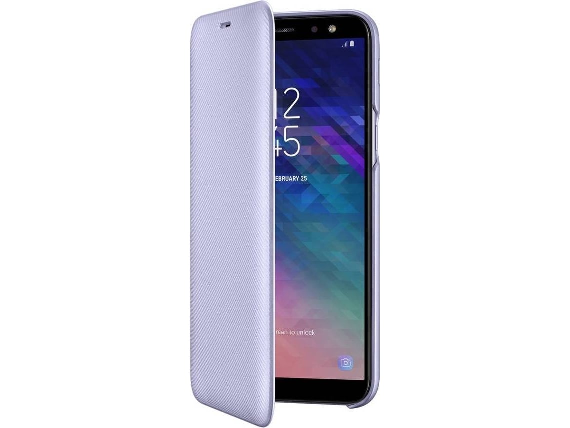 Capa SAMSUNG Galaxy A6 2018 Wallet Roxo