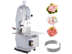VEVOR Comercial Carne Elétrica Cinto Serra Máquina 1500W Aço Inoxidável Osso Cortador