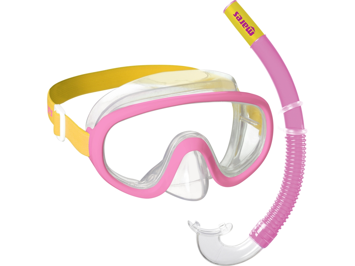 Máscara MARES Combo Jelly Clam Hell Amarelo Claro