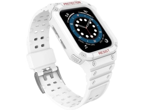 Capa Apple Watch Series 7/6/5/4/3/2/Se 45/44/42 mm LMOBILE Branco
