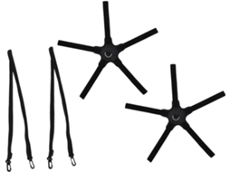 Faixas De Treino Basquetebol E Voleibol Abaodam Em Nylon Preto Para Melhorar As Habilidades Jogos Interior Exterior