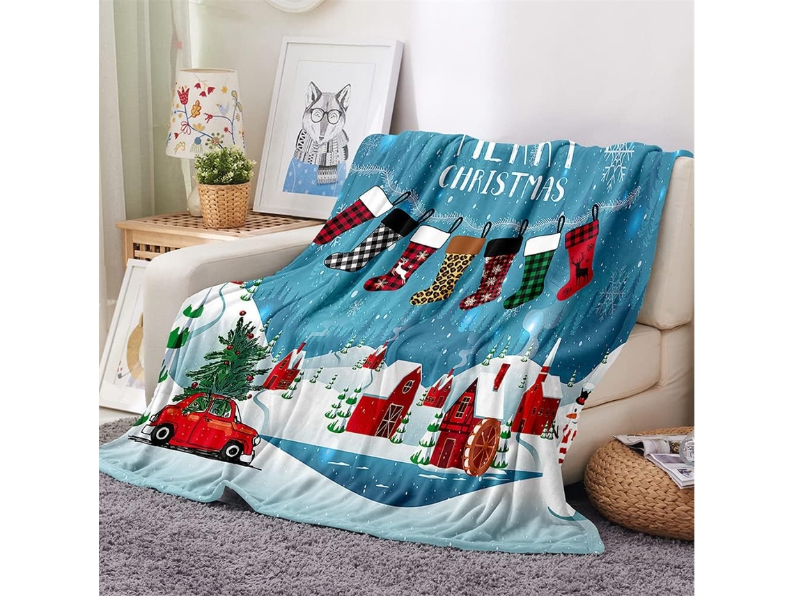 Manta de Flanela Fansu Estampa 3d Macia e Felpuda Ideal para o Inverno Perfeita Cama Ou Sofá Adequada Adultos
