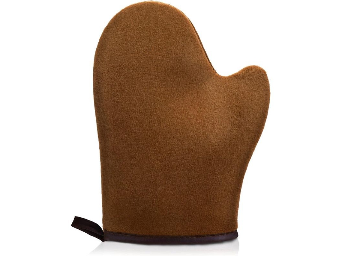 Mitt Aplicador de Auto Bronzeador Luva 3d Ultra Macia para Rosto e Costas Marrom