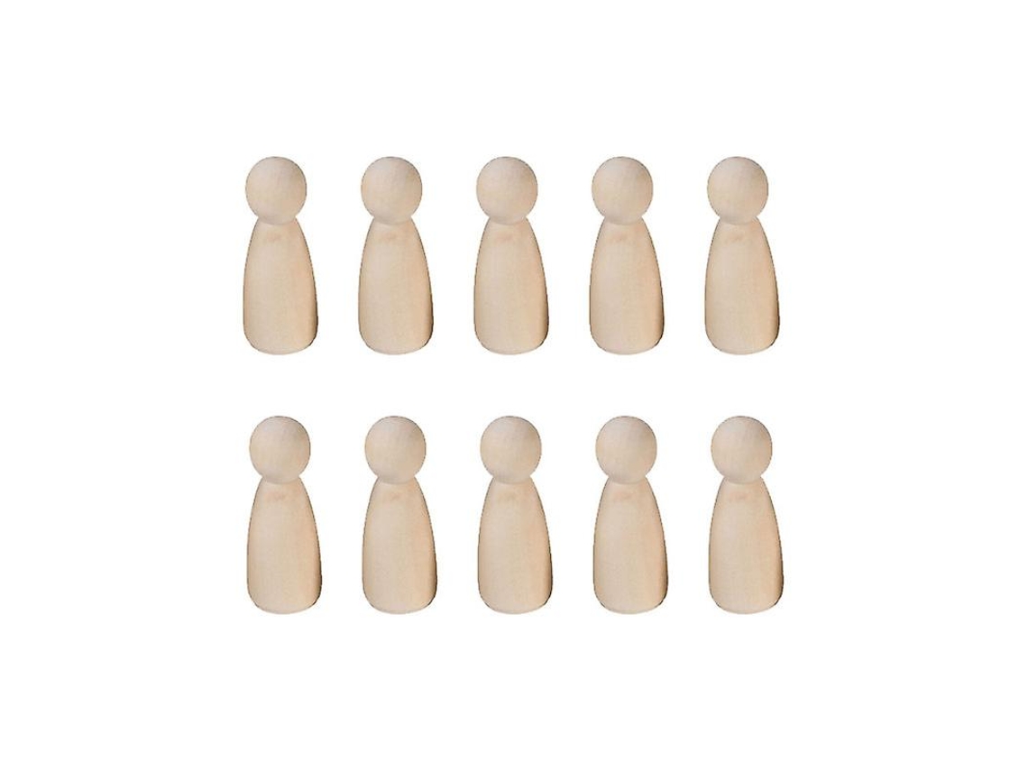 20 Unidades De Boneca De Madeira Pessoas Allinless