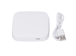 Hub de Casa Inteligente com Gateway Wifi Bluetooth, Sensor Infravermelho e Controle Remoto Via App Tuya