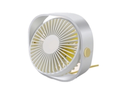 Ventilador De Mesa Laxiscreed, Portátil E Silencioso, Com Três Velocidades Para Dias Mais Frescos
