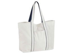 Bolsa Tote Grande Westford Mill, Tamanho Único, Branco Suave/azul Marinho AQUAFORGE