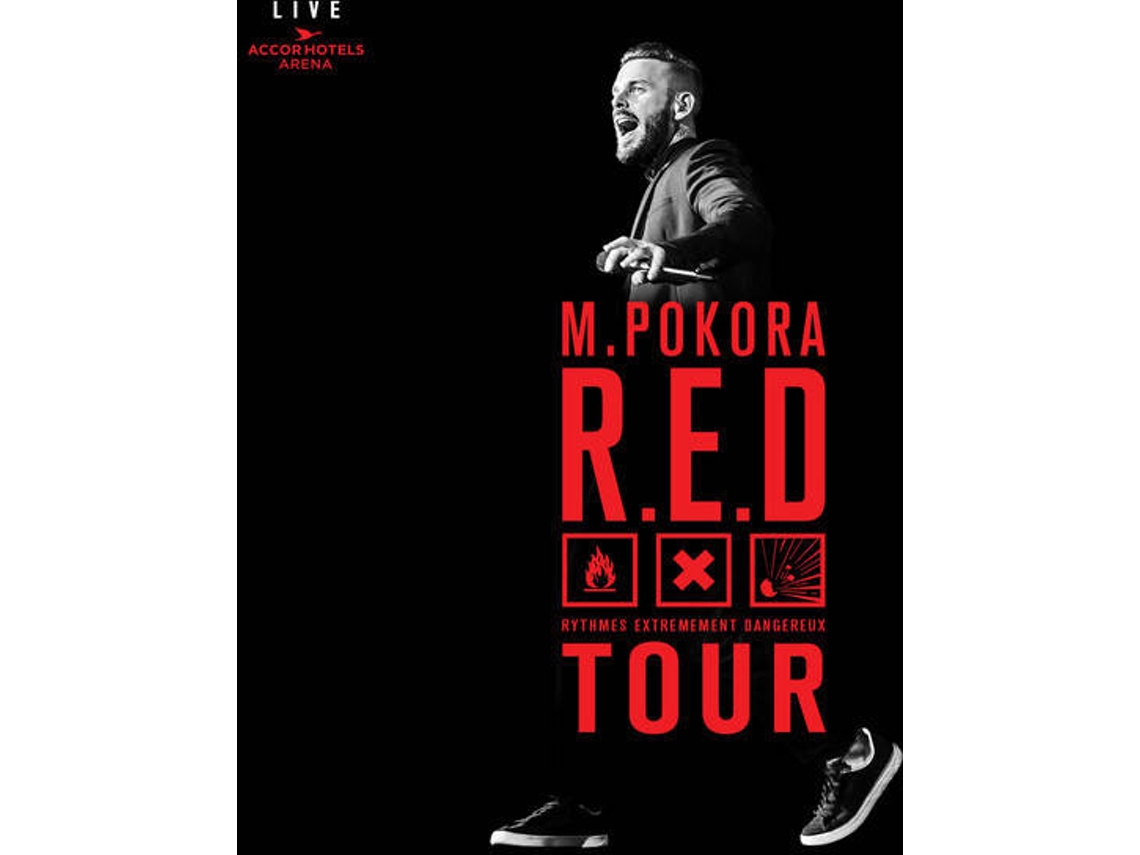 CD+DVD M. Pokora - R.E.D. Tour - R.E.D. (Restoring Everything Damaged) (3CDs)