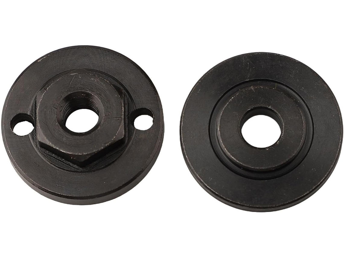 Kit De Acessórios Para Esmerilhadeira Angular Com Design Hexagonal, Inclui Flange Externa E Placas De Pressão Diferentes