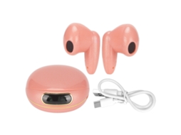 Fones Bluetooth LAXISCREED L 03 Rosa Cancelamento de Ruído