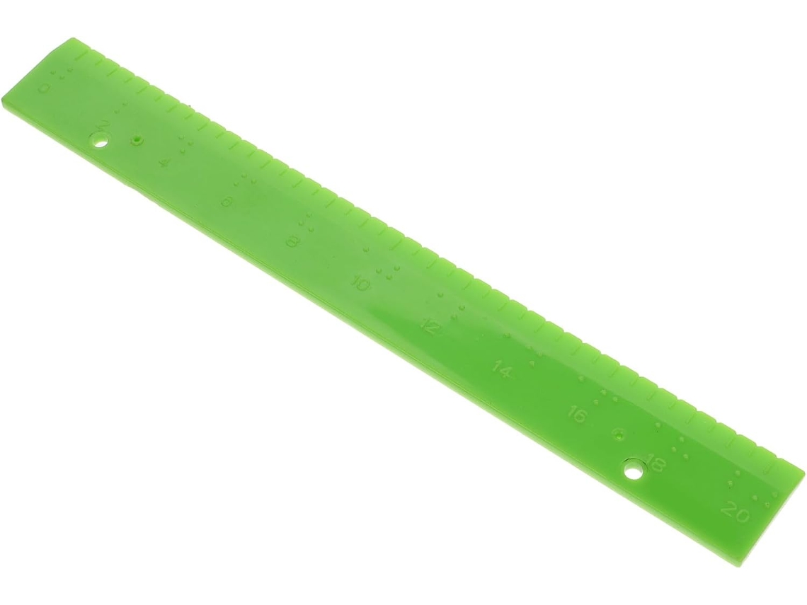 Régua Braille Reutilizável Em Pvc Magiclulu Para Decoração Escolar, Dispositivo Auxiliar Seguro Para Pessoas Com