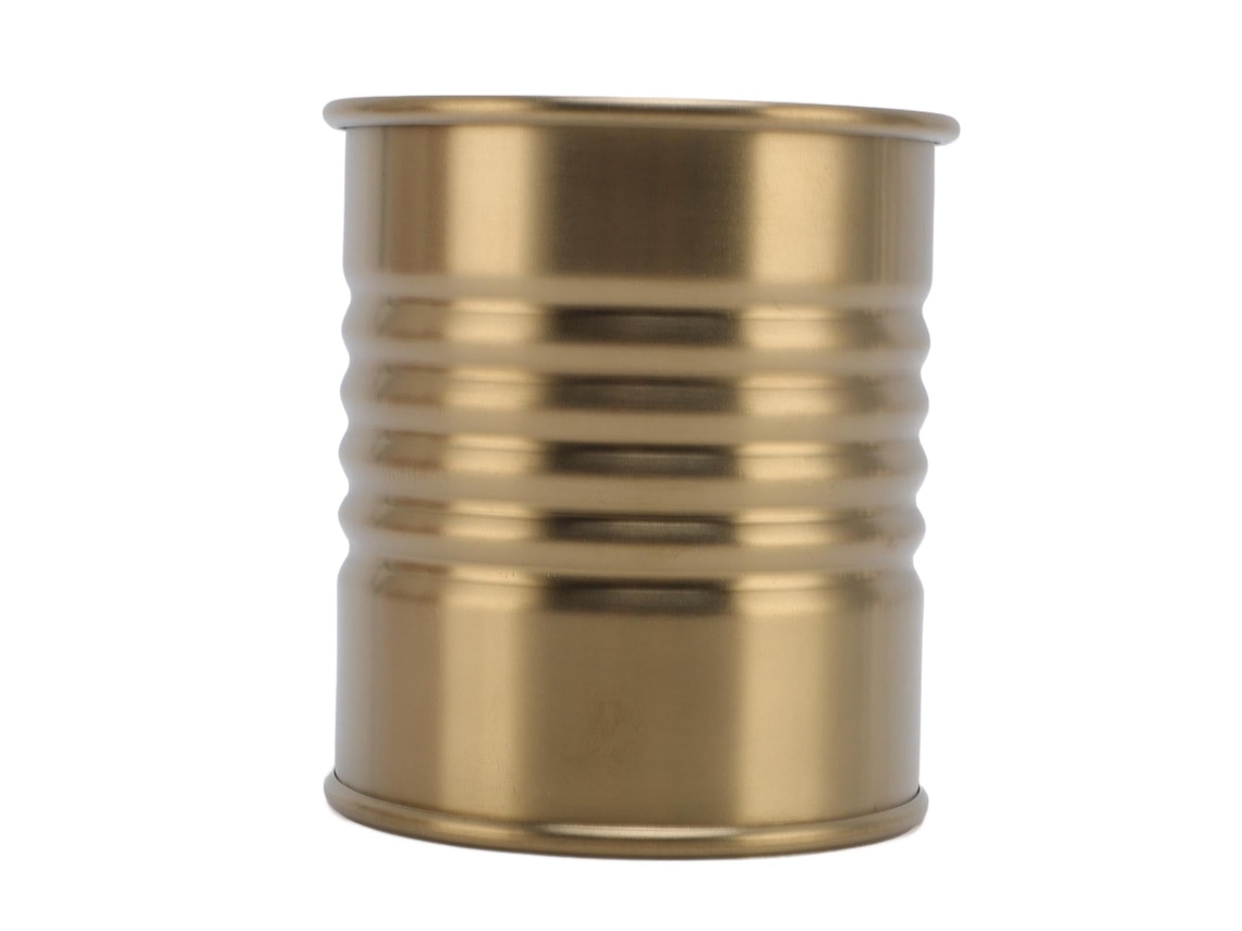 Lata Inox Isolada Pequena Ouro Snacks LAXISCREED