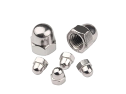 Porcas Sextavadas Din1587 Em Aço Inoxidável, Porcas Abauladas Para Decoração, M3, M4, M5, M6, M8, Ss304 M3 50 Peças