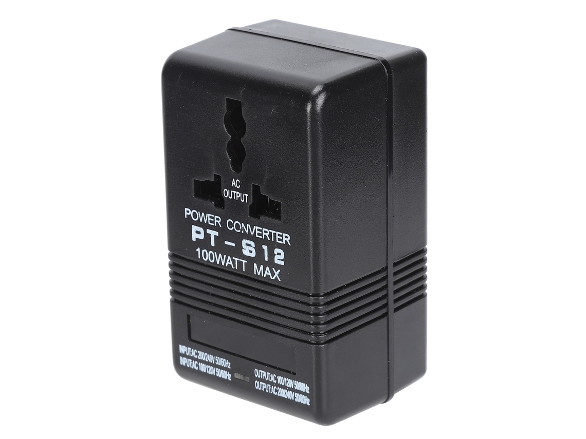 Laxiscreed Conversor De Voltagem 100v-120v Para 220v-240v, 100w Para Dispositivos Eletrónicos