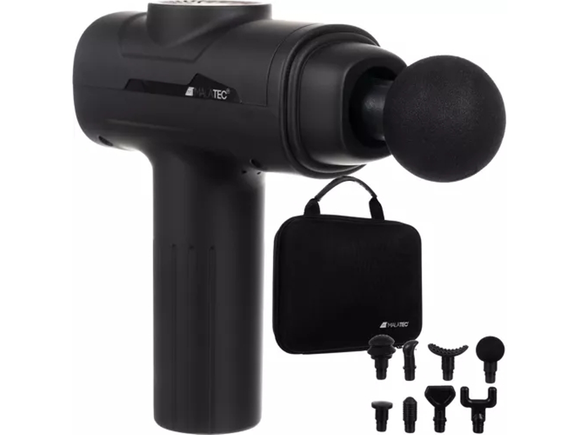 Pistola de Massagem / Pistola Muscular / Pistola de Massagem Sem Fio Preta Brilvibera