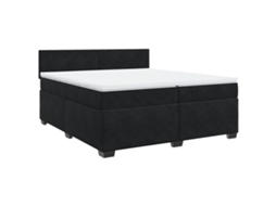 Box Spring Bed, Box Spring Beds Vidaxl Preto Veludo (200 X 200 Cm)