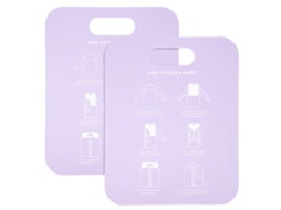 Parvistic - 2 Pranchas Dobráveis Profissionais de Papelão para Roupas, PP, Prancha Dobrável Simples para Roupas