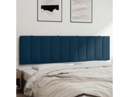 Vidaxl Almofadão De Cabeceira Hanko 180 Cm Veludo Azul