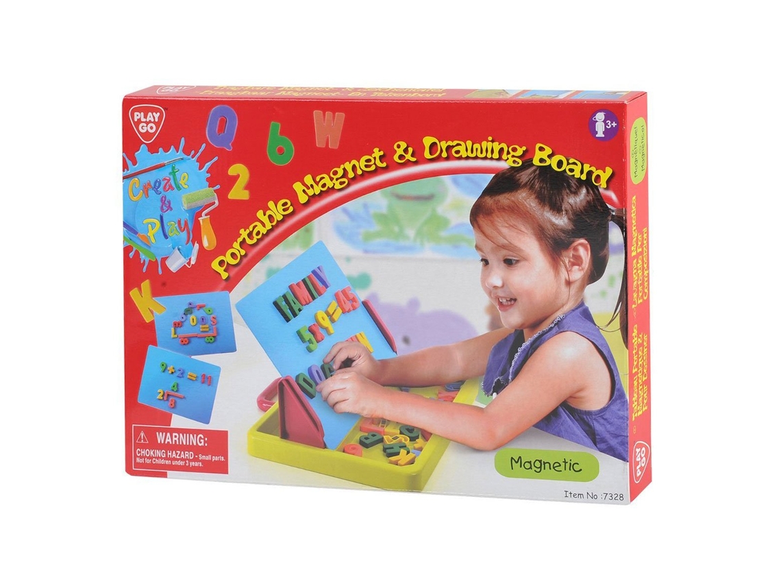 Quadro De Desenho Magnético Portátil E Multicolorido, Brinquedo Educativo. Play