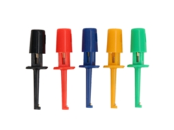 20pcs Gancho de Teste Pequeno Colorido Acessório de Multímetro para Testes Eletrônicos Clip de Teste