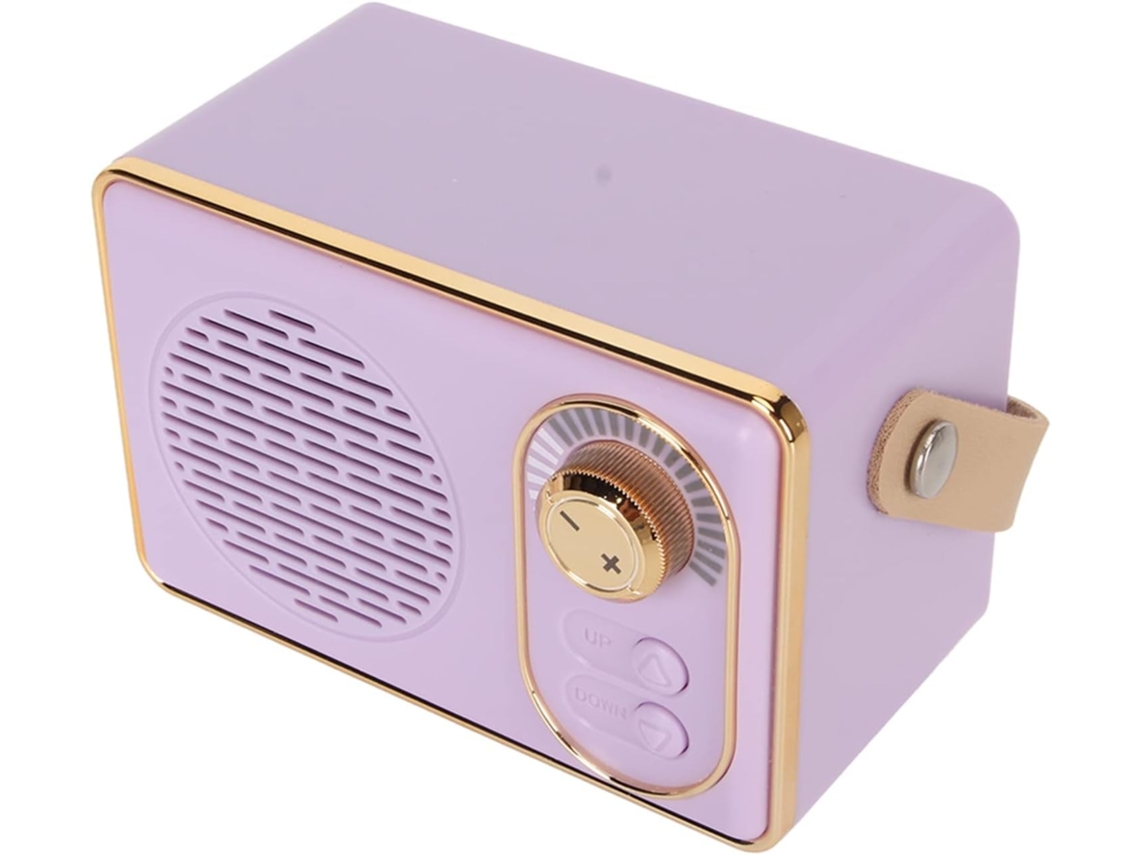 Relógio Digital 4 em 1 com Tocador Bluetooth, Luz Noturna, Lua e Estrelas, Cd Retrô JIAPEI