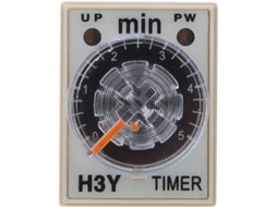 Relé Temporizador H3y 2 Com 8 Pinos E Mostrador Transparente Atraso