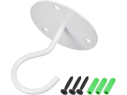 Jkapcyjfhf Ganchos De Parede Teto 65mm Pendurar Plantas, Brancos, Pacote Com 2 Unidades