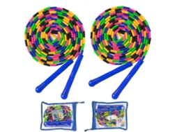 Corda De Pular Dupla Holandesa 16 Pés, Pacote Com 2 Cordas De Pular Longas Para Crianças E Adultos, Corda De Pular Com Contas Maci Aquaforge