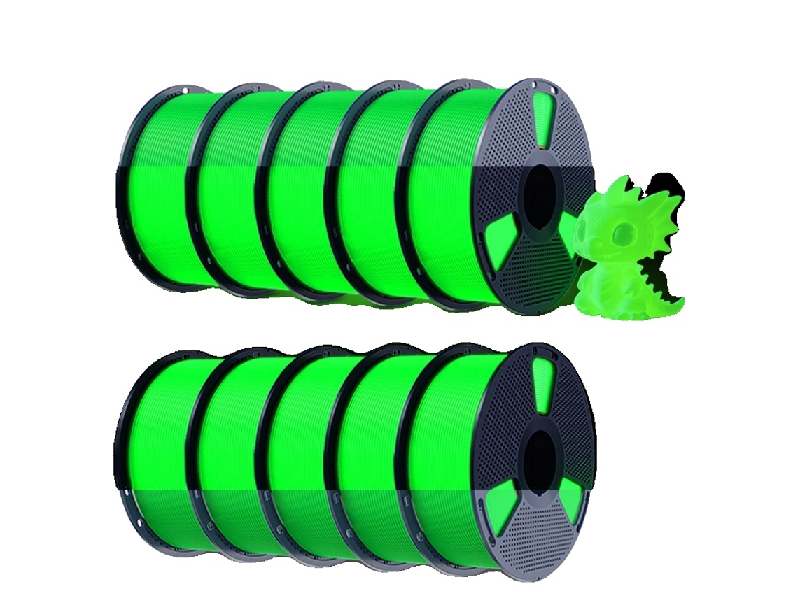 Filamento Pla, Brilha No Escuro, Alta Resistãªncia, Verde Luminoso Oem