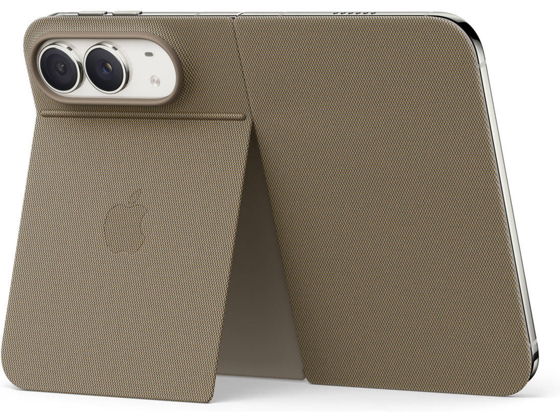Capa APPLE Folio com Suporte para iPhone Duo (Castanho-Toupeira)