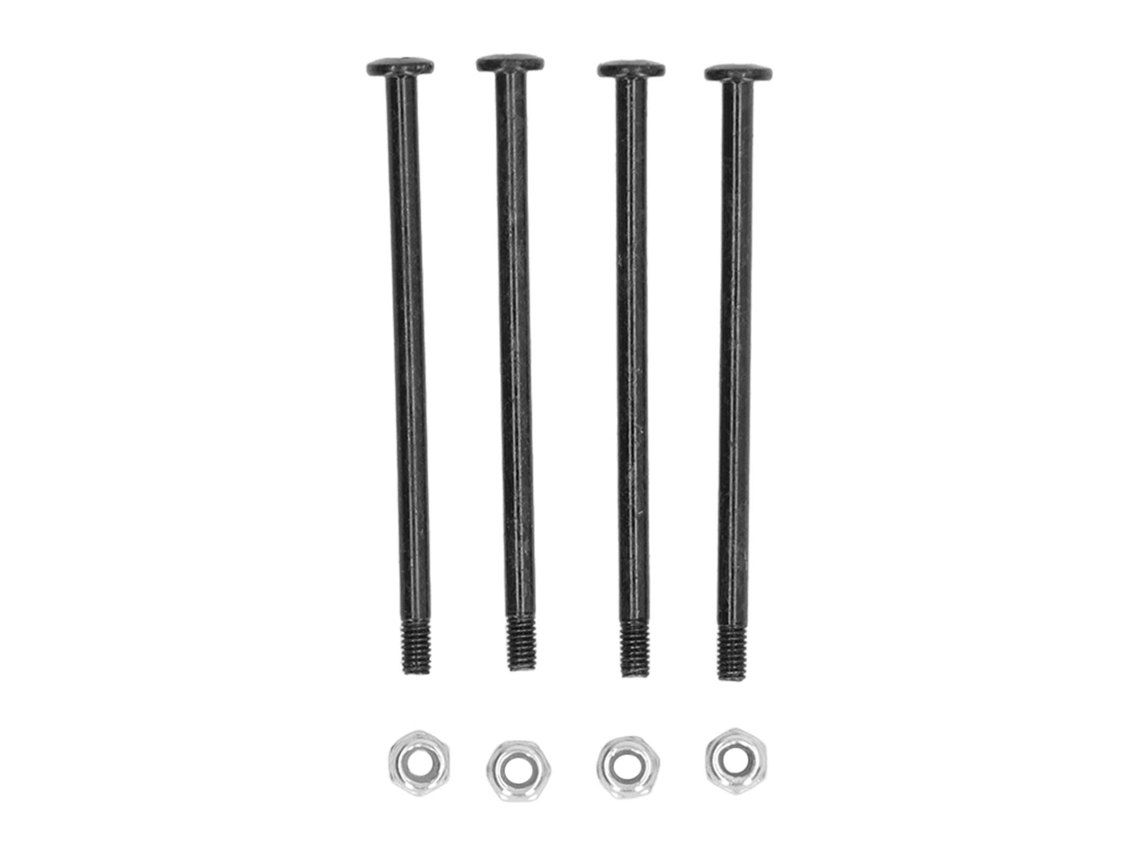 Mali kit de Parafusos de Aço para Carro Rc com Porcas Preto e Prata Acessórios para Wltoys 144010 144002 124016 124017