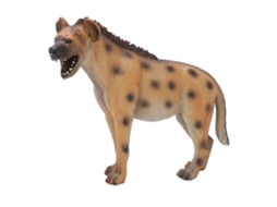 Primerox figura de Hiena Educativa Estilo Selvagem em Plástico Pequena Ornament Animal para Mesa de Escritório