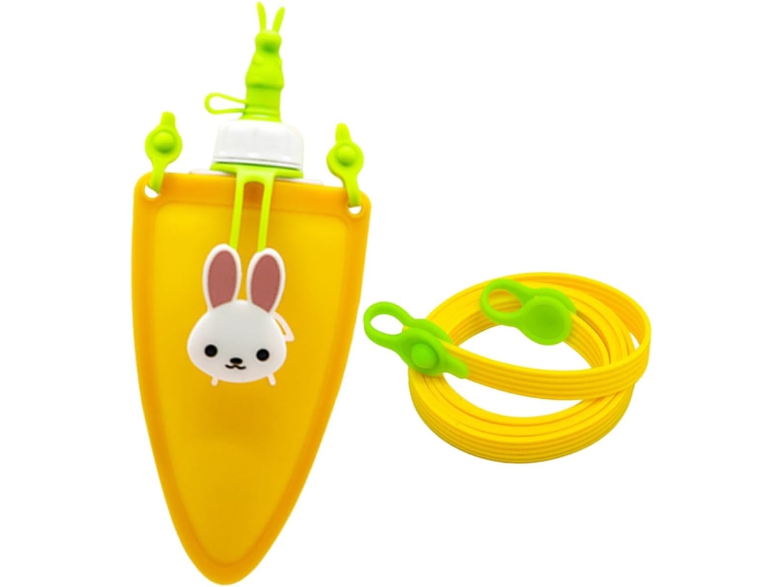 Bolsa De Água Flexível De Silicone, Garrafa De Água De Viagem Com Alça Para Facilitar O Transporte E Gokoco
