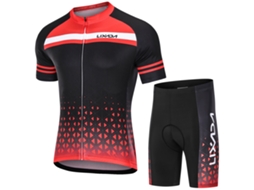 Conjunto Mali de Camiseta de Ciclismo Masculino, Manga Curta, Calcinhas com Espuma, Quick Dry