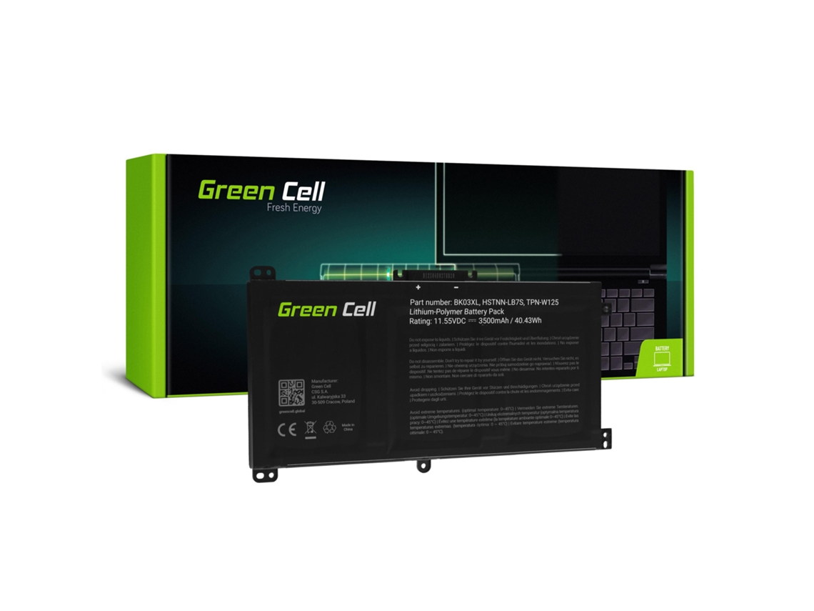 Bateria GREEN CELL Bk03Xl para Hp Pavilion X360 14-Ba 14-Ba015Nw 14-Ba022Nw 14-Ba024Nw 14-Ba102Nw 14-Ba104Nw