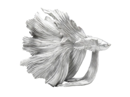 Peça Decorativa Betta Fish Prateado Small