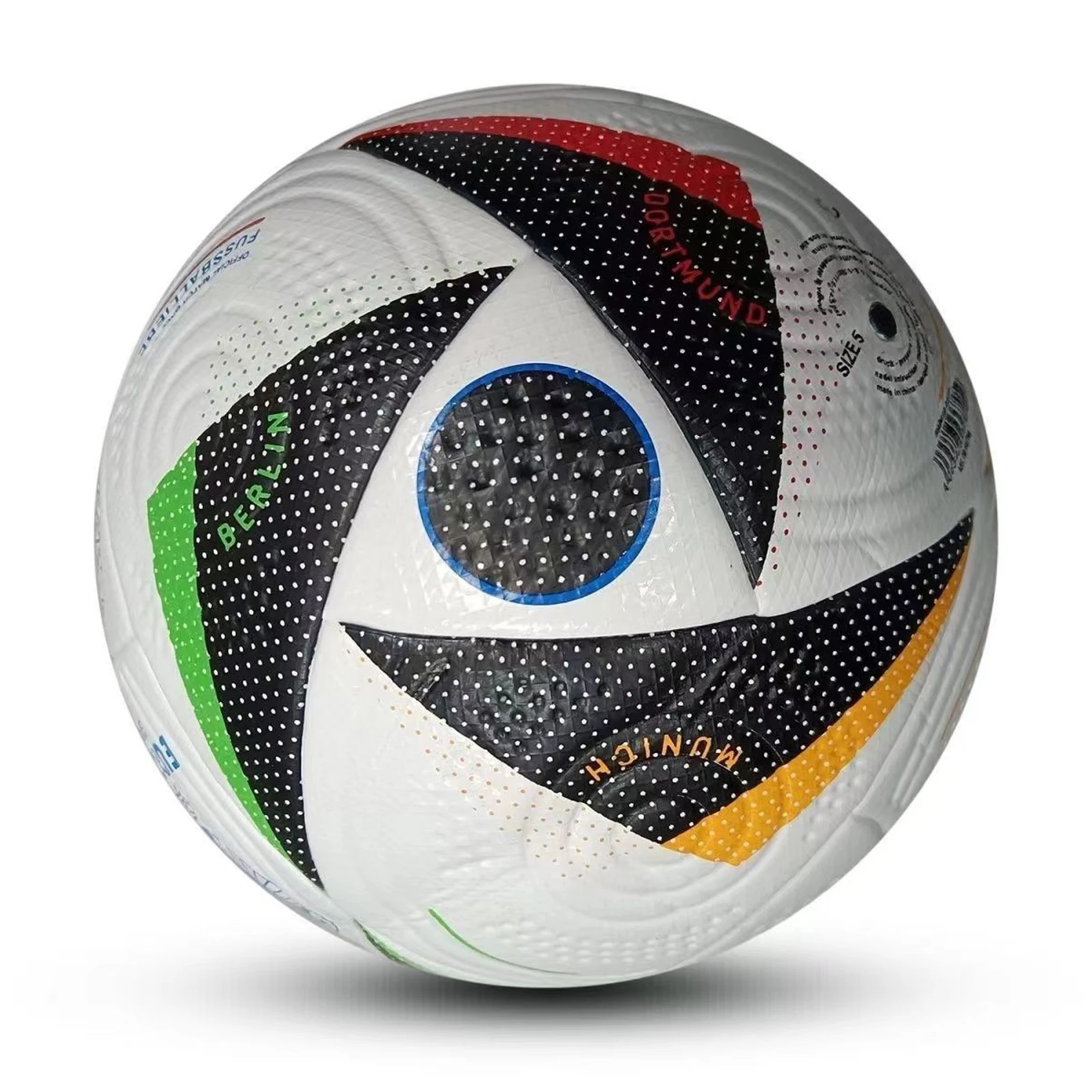 (branca) Chuteira Oficial De Futebol Tamanho 5, Design Sem Costuras, Feita De Material Pu.