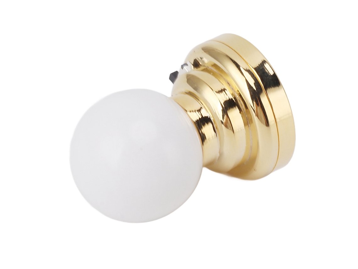Primerox lâmpada de Teto em Miniatura 1:12 com Led para Decoração de Casinha de Bonecas Metal