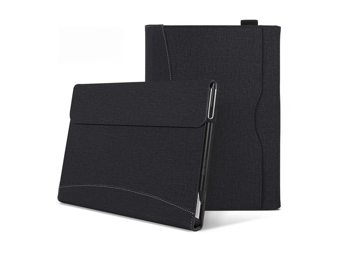 Capa Flip Resistente HEXINYIGJLY para Surface Prox com porta caneta e teclados compatíveis Preto