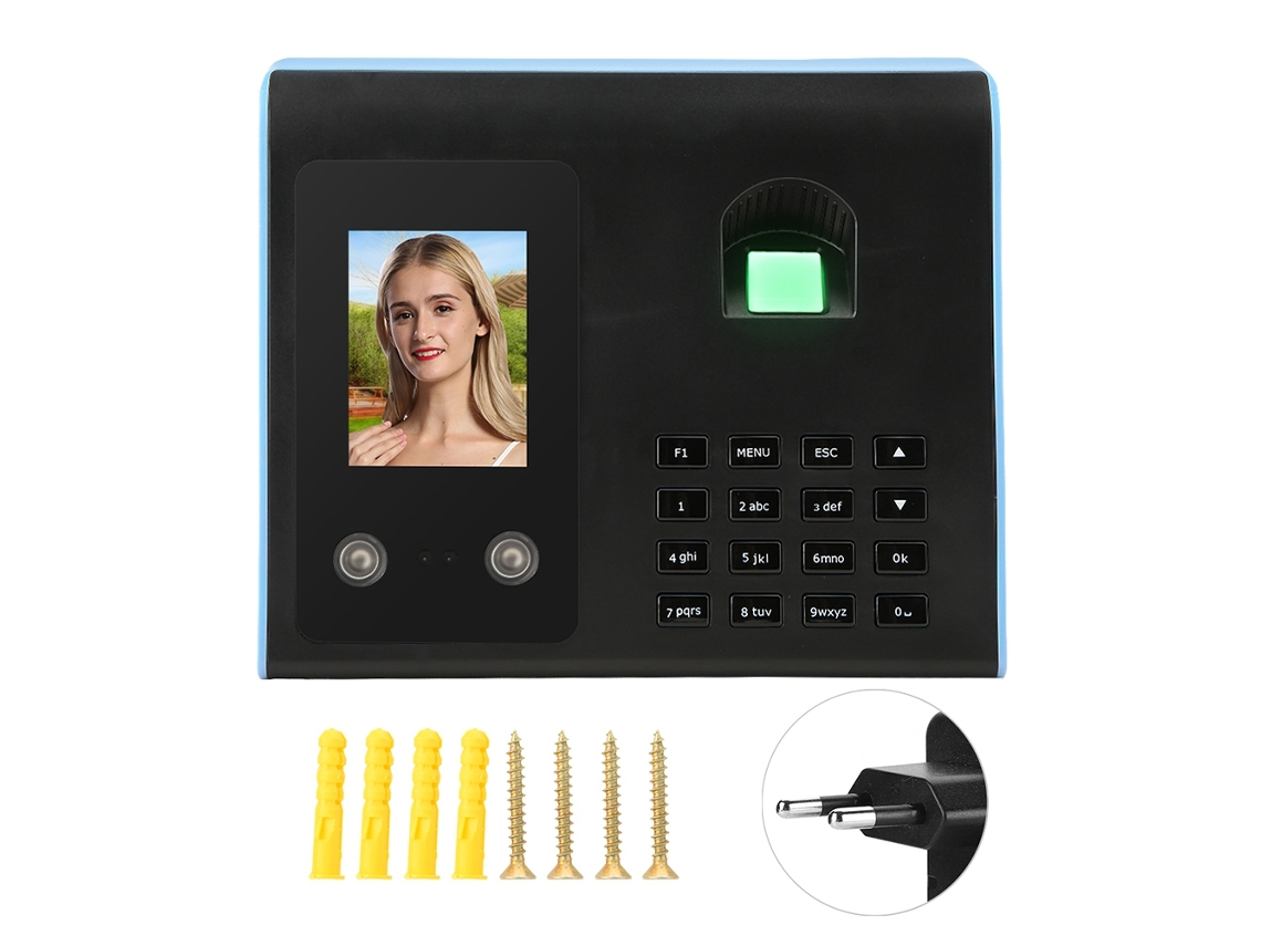 Máquina De Atendimento Com Reconhecimento Facial E Impressão Digital De 2,8 Polegadas (verificação Multimodo, 110-240v, Norma Ue)