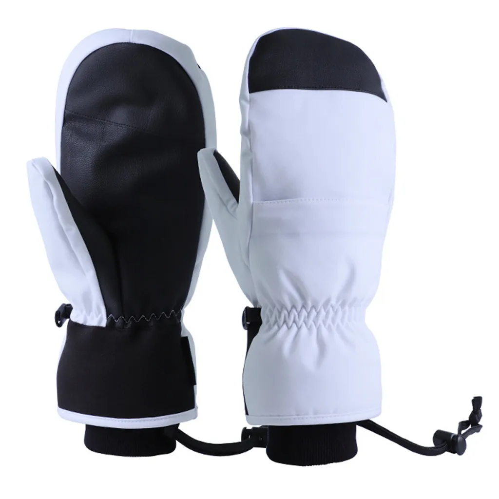 Luvas De Esqui Impermeáveis ​​e À Prova De Vento, Luvas De Neve Respiráveis, Aquaforge (brancas)